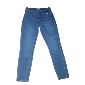 denizen jeans 29x30 High Rise Skinny Dark Blue Denim Pants Woman. (0672)